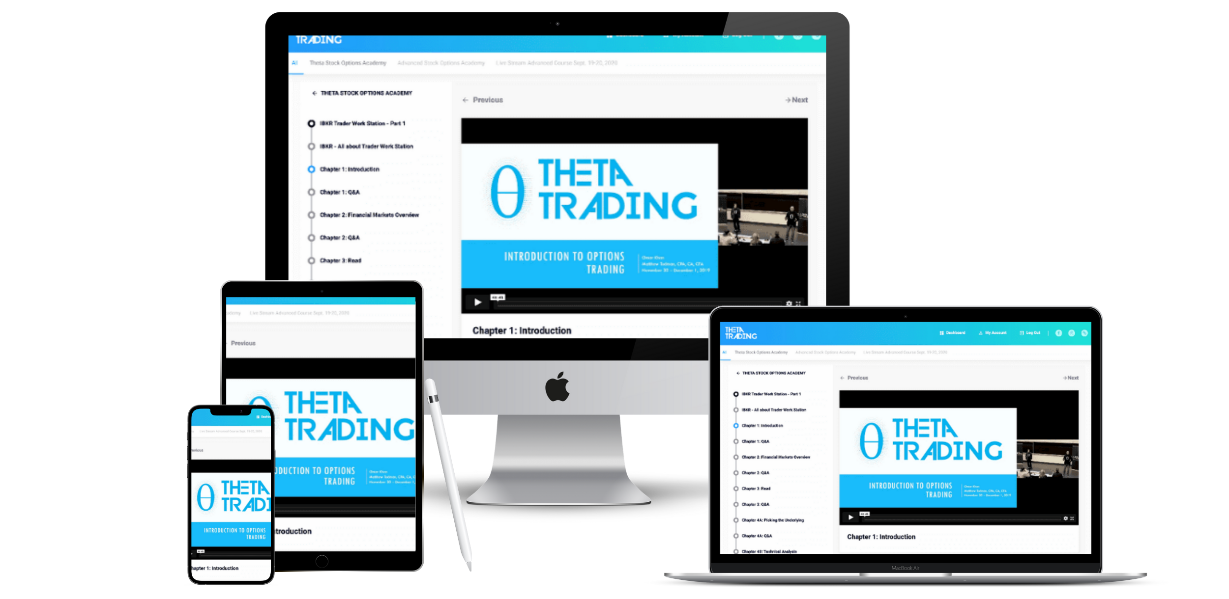 Theta Trading Course Registration Technology